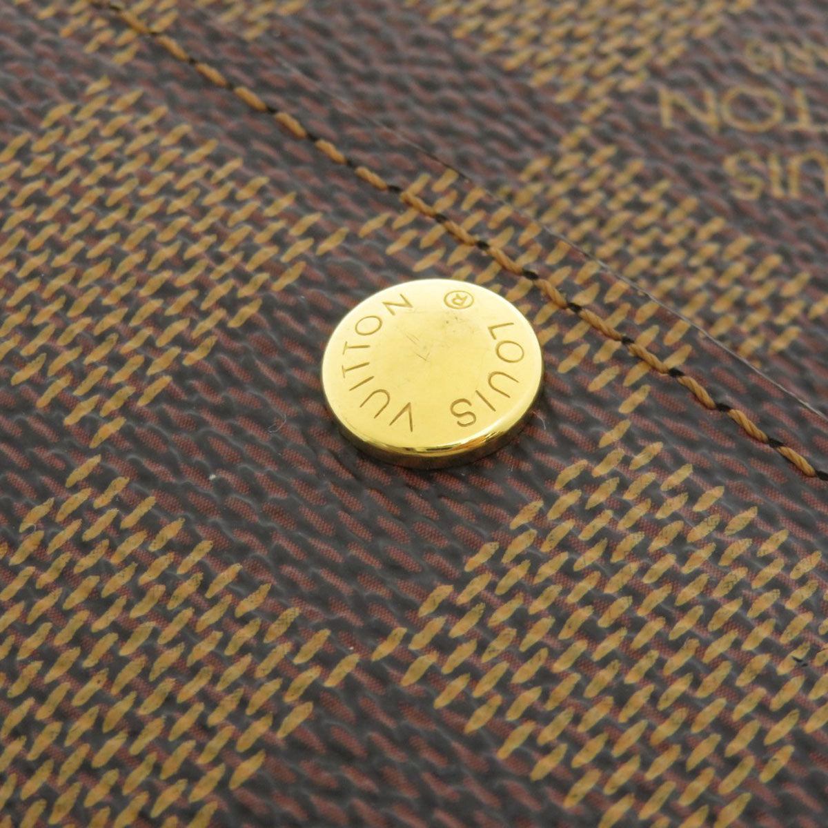 LOUIS VUITTON Coin case N62925 Damier canvas Brown Ludlow Damier Ebene Women  d