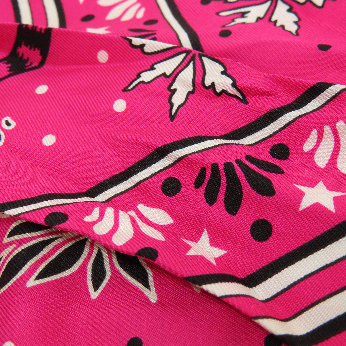 HERMES scarf silk pink Twilly Women  d