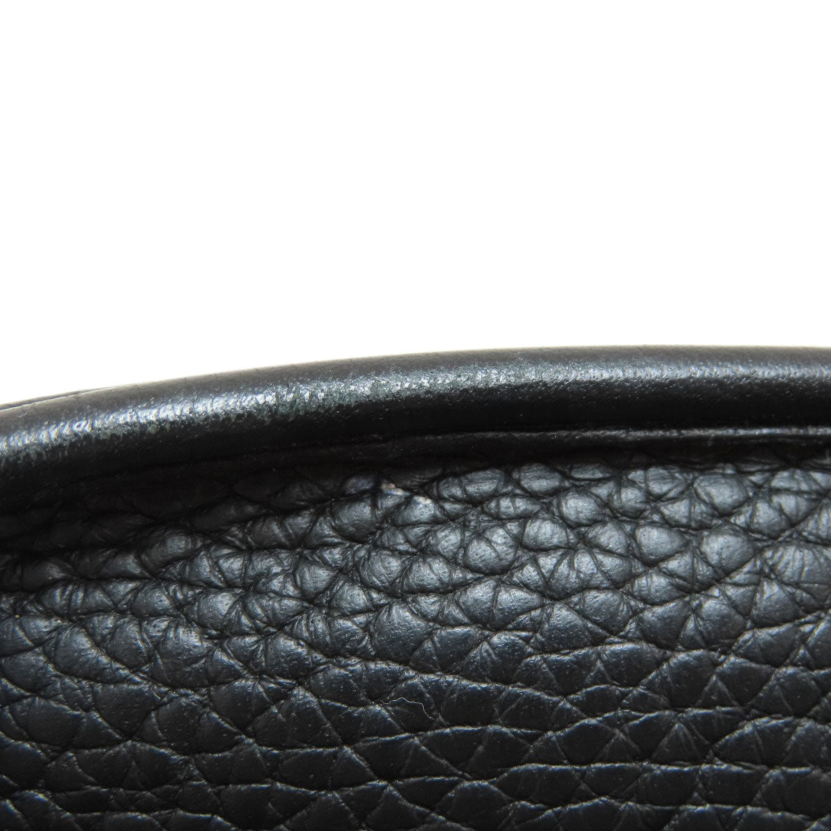 HERMES Shoulder Bag Taurillon Clemence black Evelyn TPM Black Gold Metal Women  d