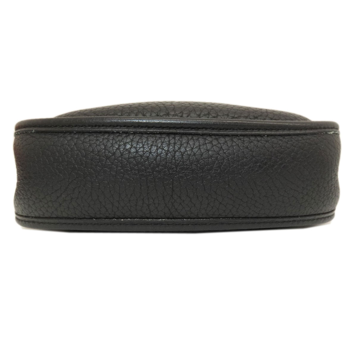 HERMES Shoulder Bag Taurillon Clemence black Evelyn TPM Black Gold Metal Women  d