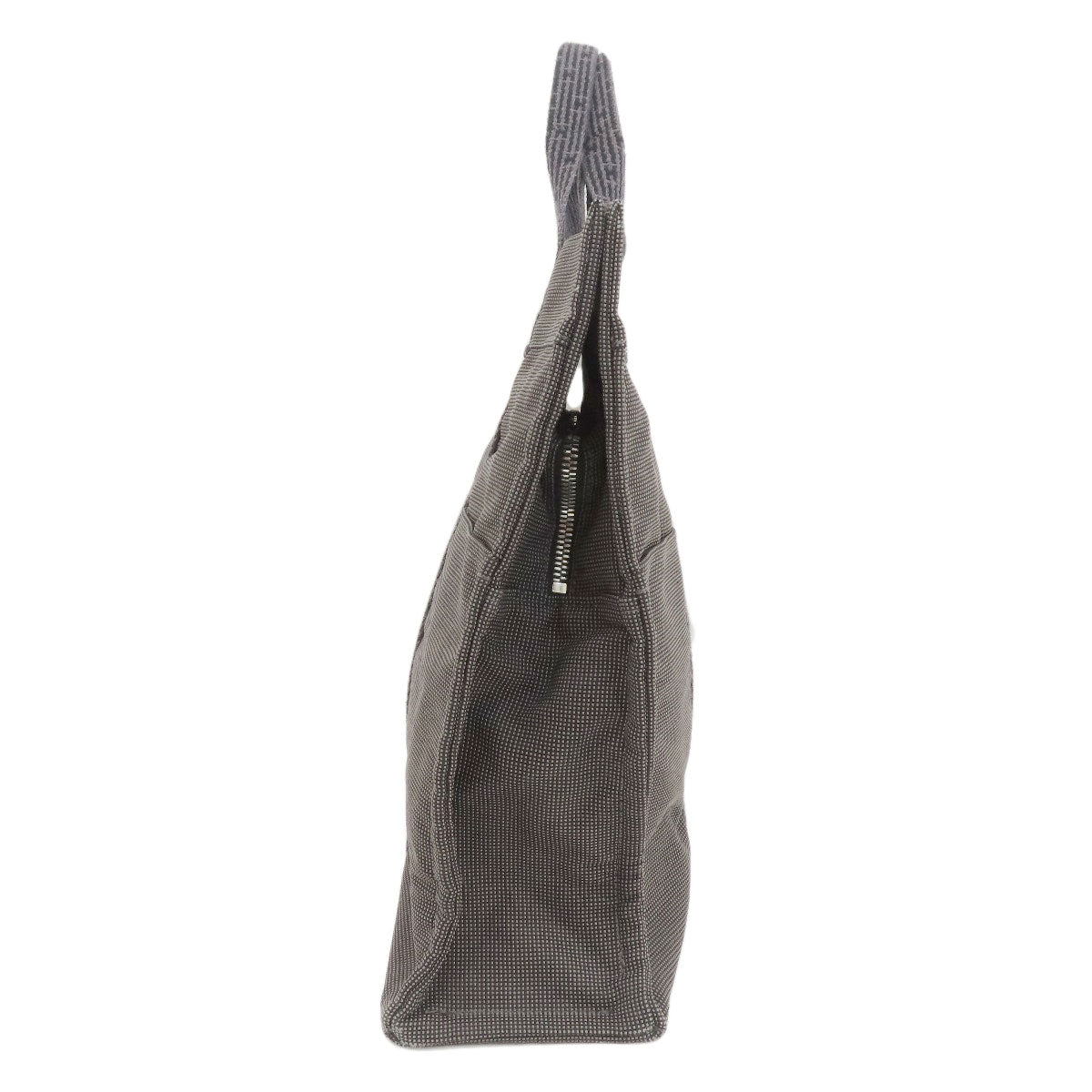 HERMES Tote Bag canvas gray Her LineMM Women  d