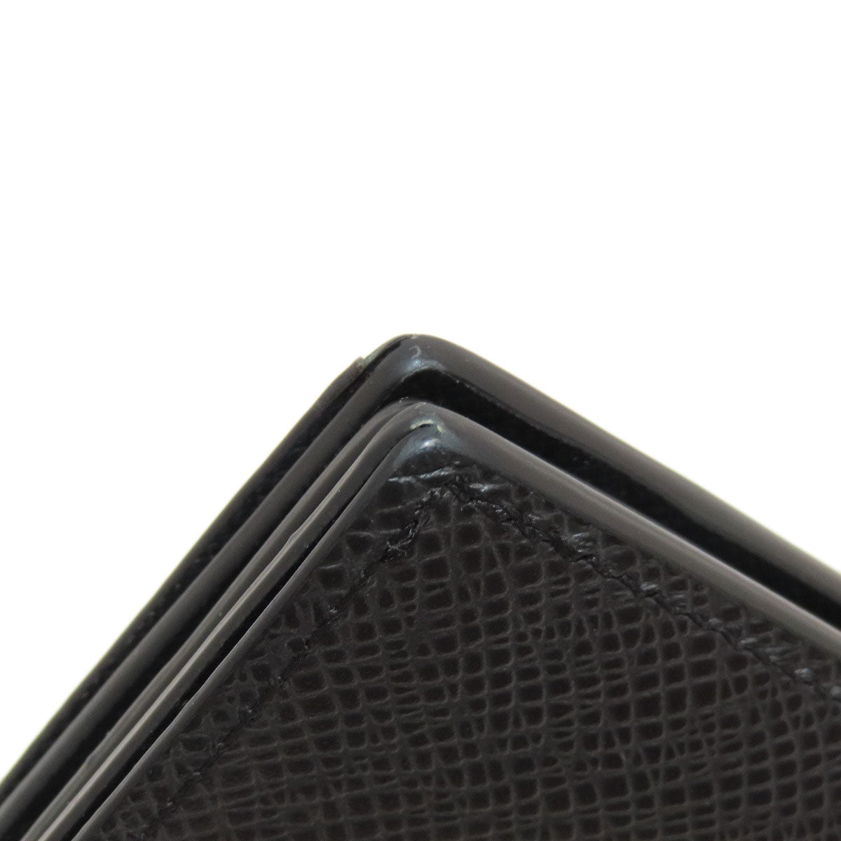 LOUIS VUITTON Bifold Wallet M62045 Taiga Leather black Portefeuille Amerigo NM mens  d