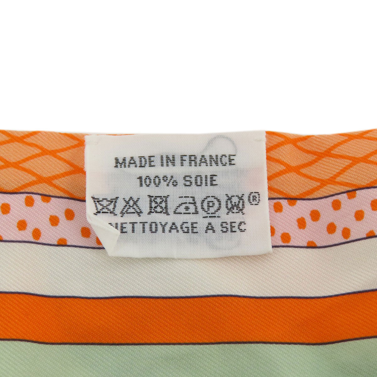 HERMES scarf silk Orange Twilly Women  d