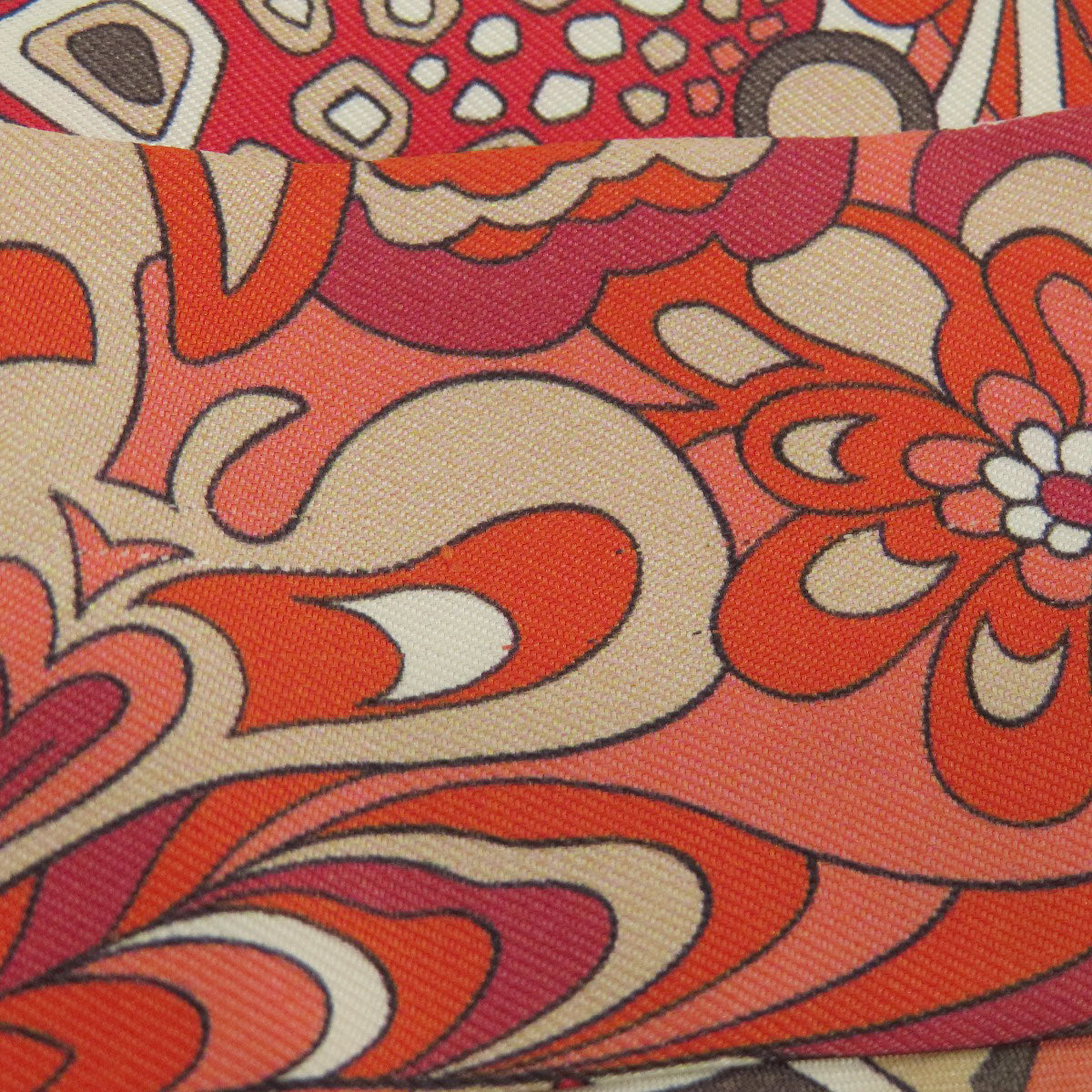 HERMES scarf silk Red Twilly Women  d