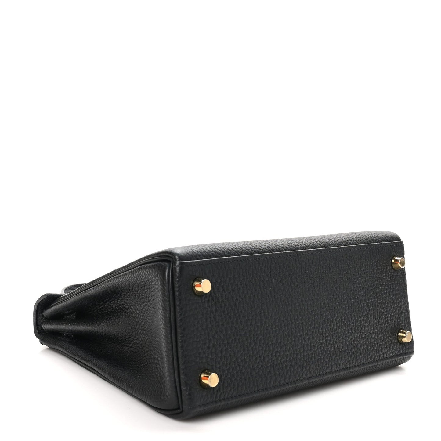 Hermes Togo Lizard Kelly Retourne Touch 25 Black
