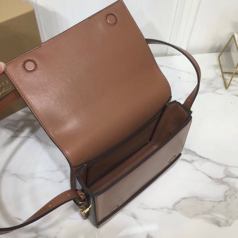 Top Quality GraTop Quality Shoulder Bag Small Brown For Women, Bags 7.8in/20cm