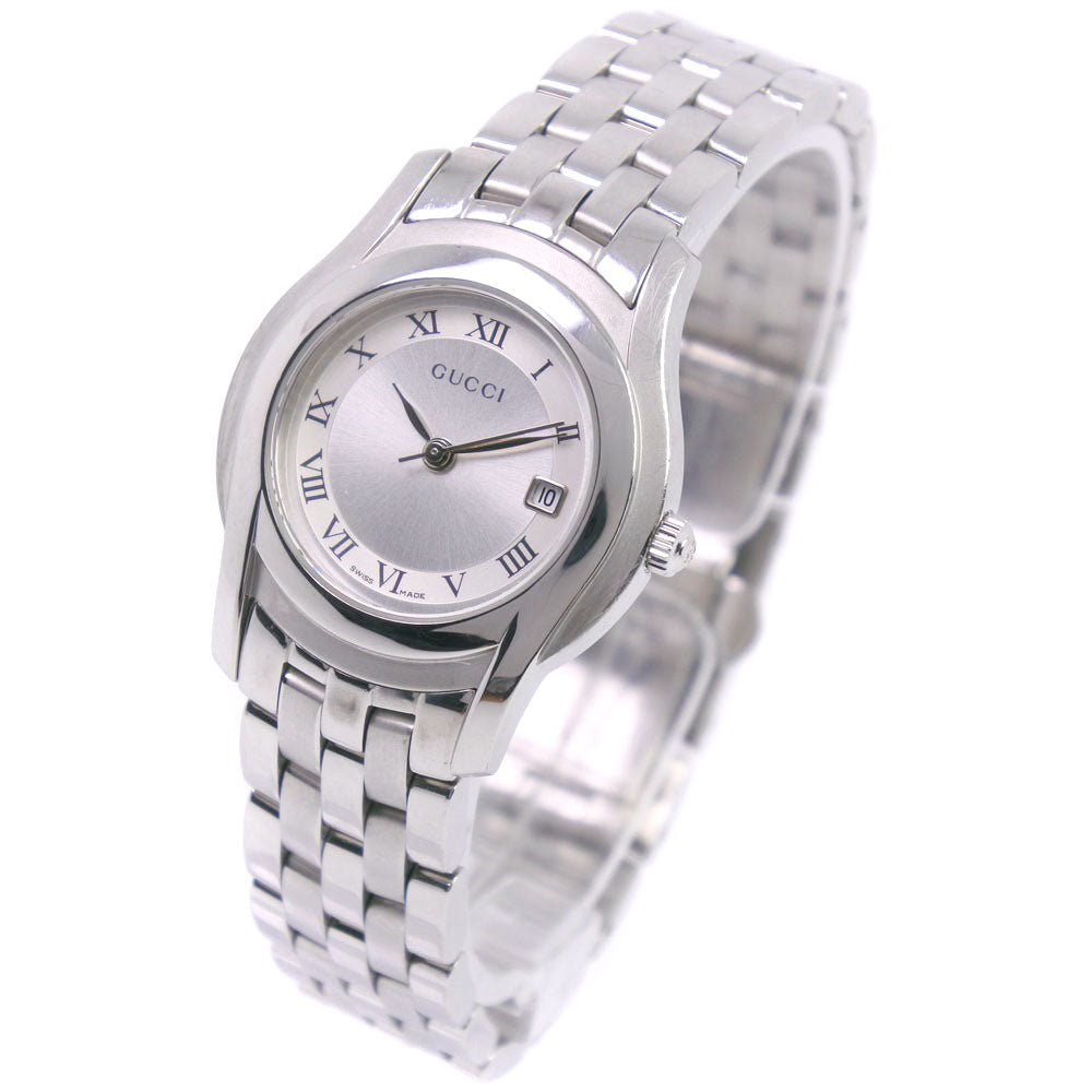 GUCCI Watches Quartz 5500L Stainless Steel Silver Silver dial Women  d