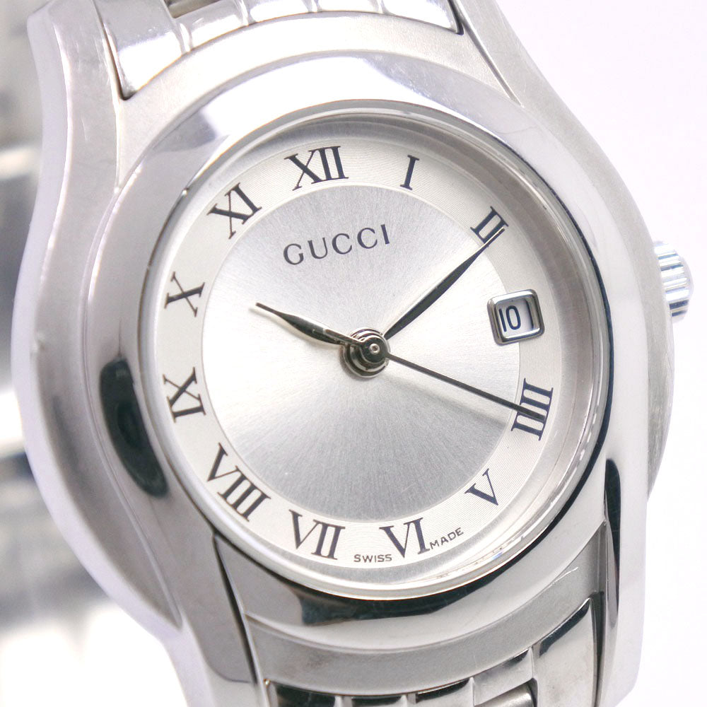 GUCCI Watches Quartz 5500L Stainless Steel Silver Silver dial Women  d