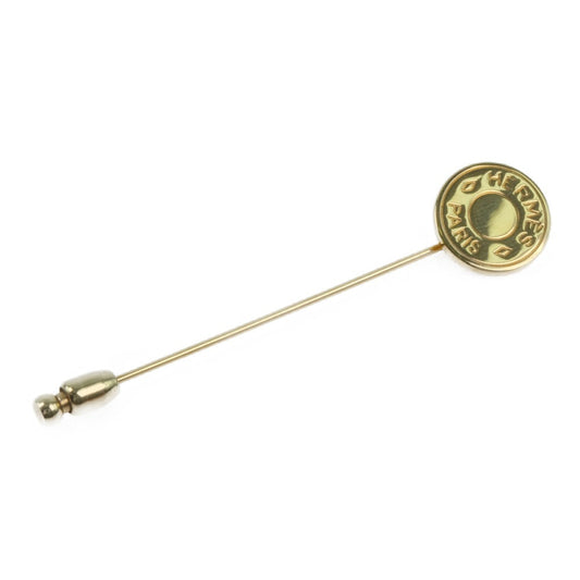 HERMES Brooch Plated Gold gold Pin Brooch Serie Women(Unisex)  d