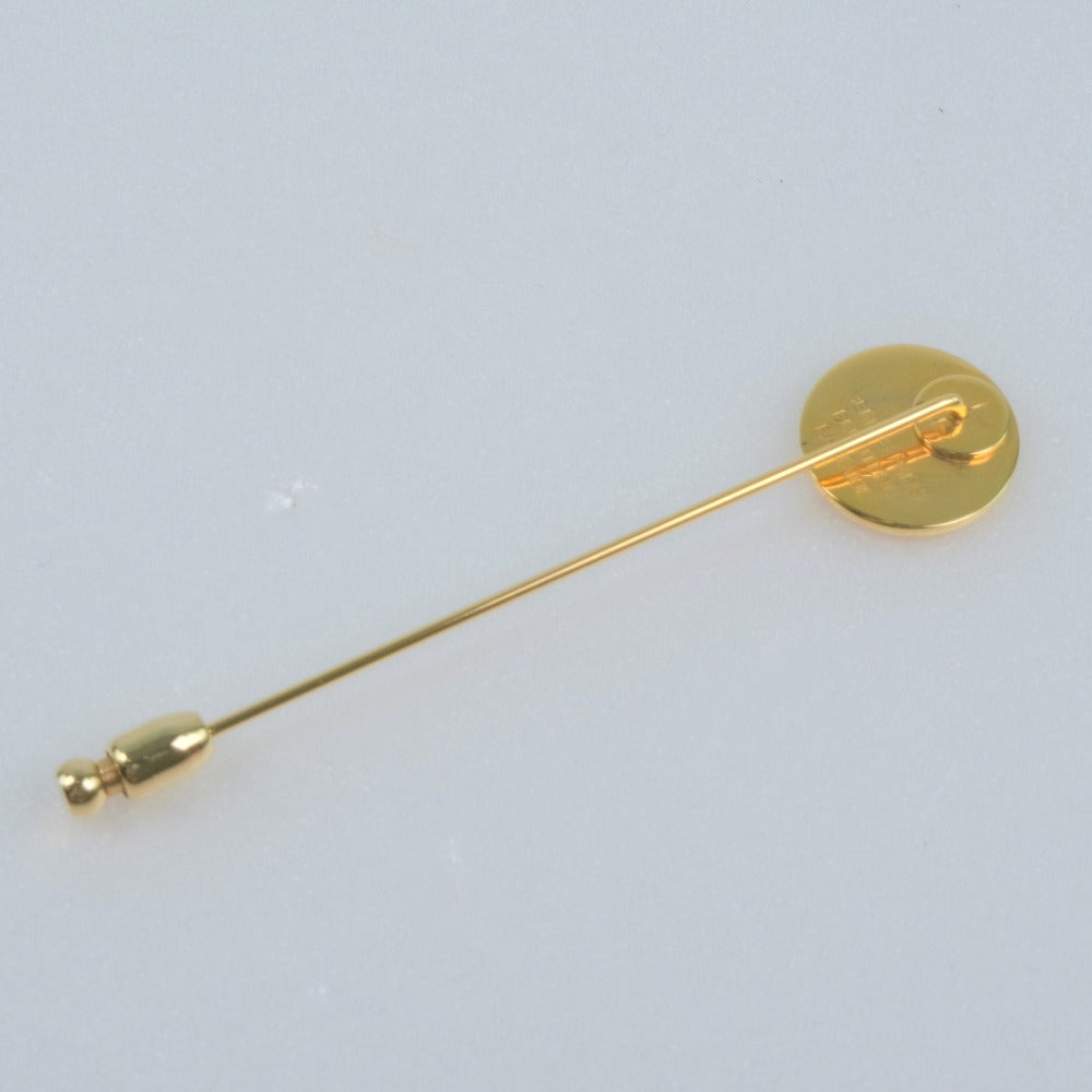 HERMES Brooch Plated Gold gold Pin Brooch Serie Women(Unisex)  d