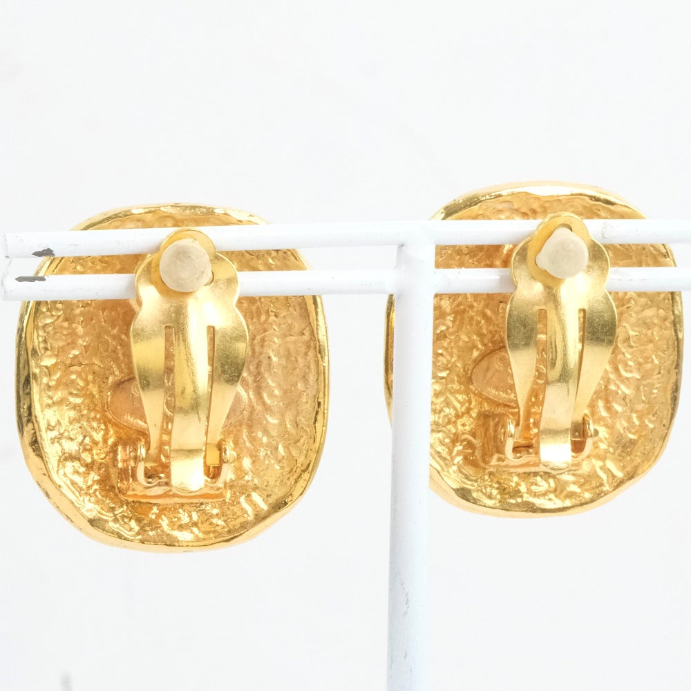 CHANEL Earring Plated Gold, Blue Stone gold Colored stone   Women