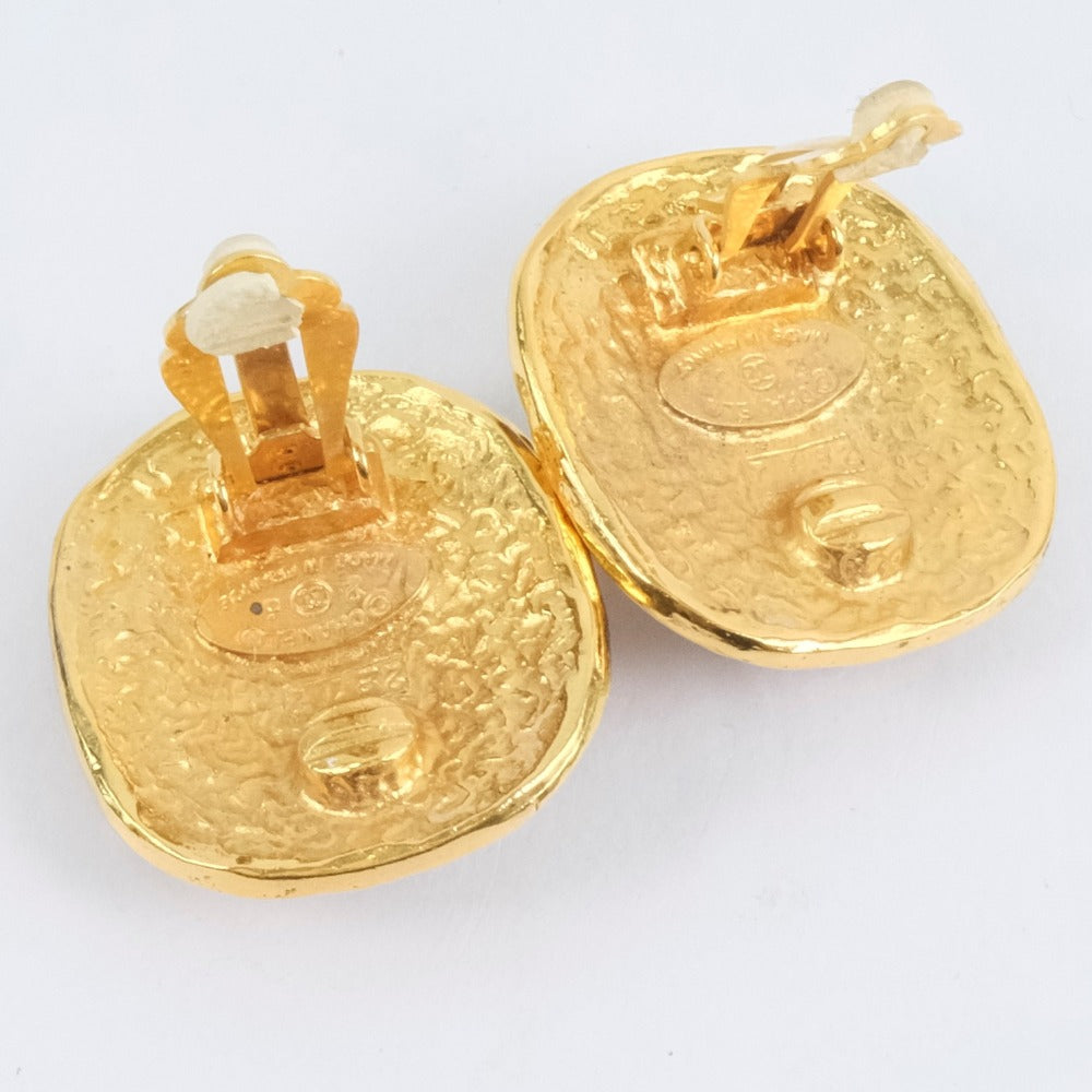 CHANEL Earring Plated Gold, Blue Stone gold Colored stone   Women