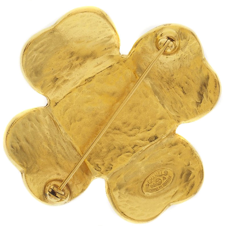 CHANEL Brooch Plated Gold gold   COCO Mark Women
