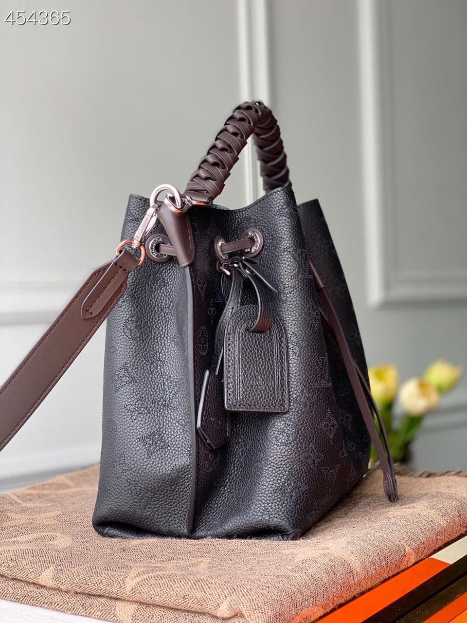 Top Quality Muria Bucket Bag Black For Women,  Shoulder And Crossbody Bags 9.8in/25cm Top Quality M55800