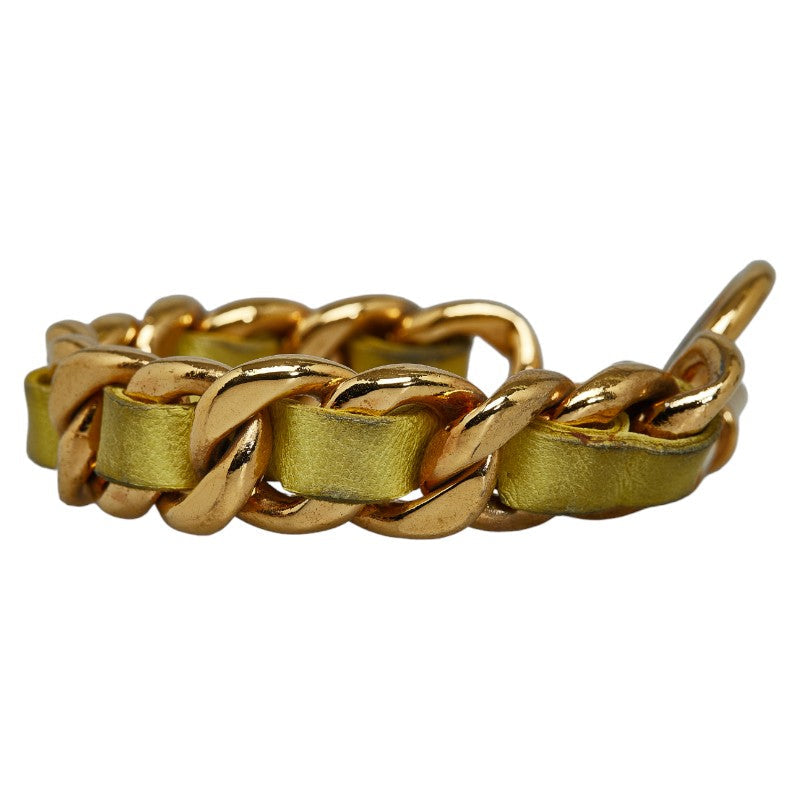 Chanel Armband Gold Yellow  Leather  Chanel