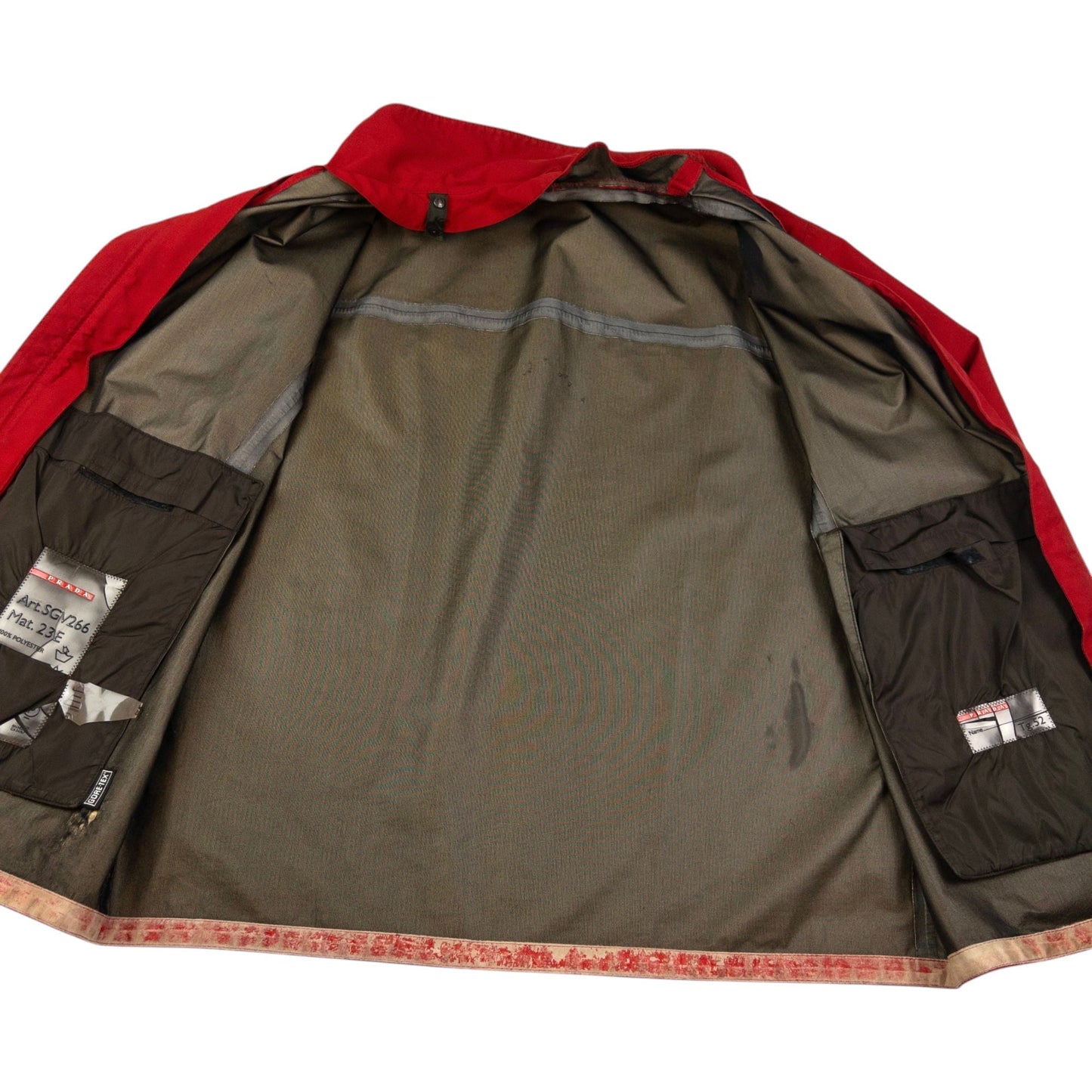 Prada Sport Goretex Zip Up Jacket Size XL