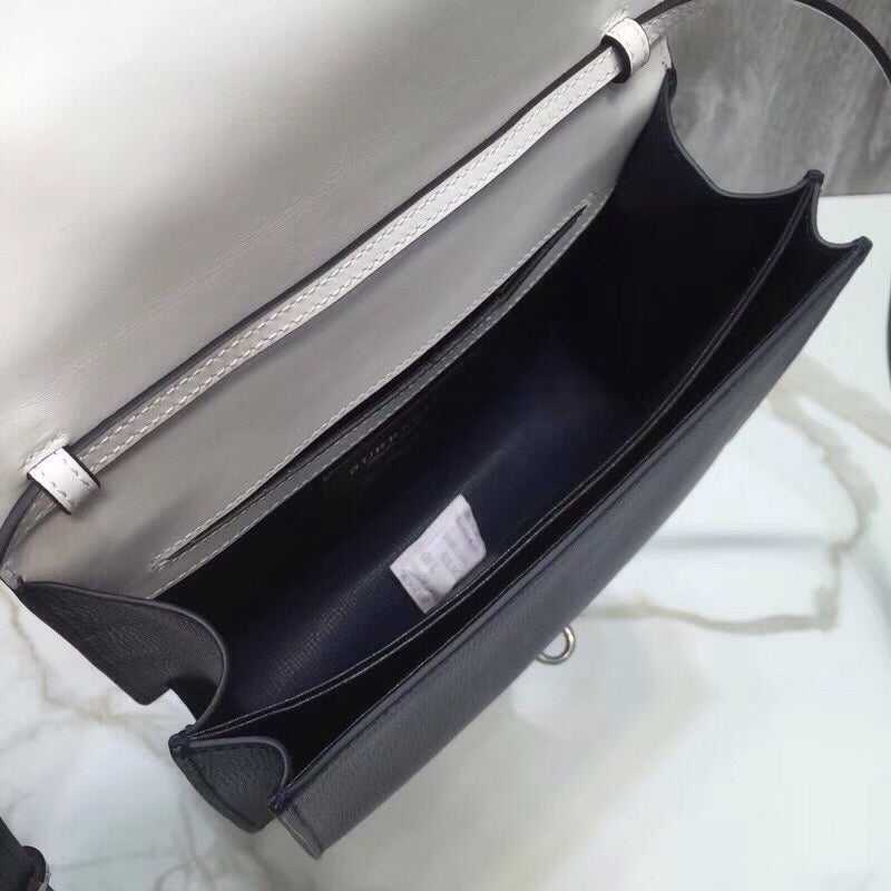 Top Quality Small Macken Colorblock Crossbody Black/White Bag For Women, Bags 9.5in/24cm