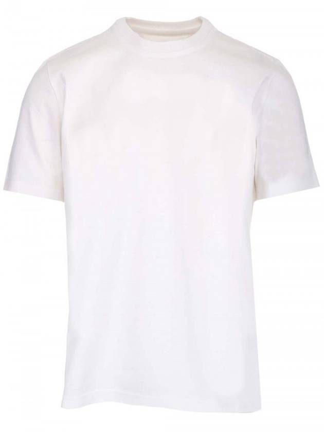 Luxury Bottega Veneta Men's Classic Short Sleeve T-Shirt Chalk