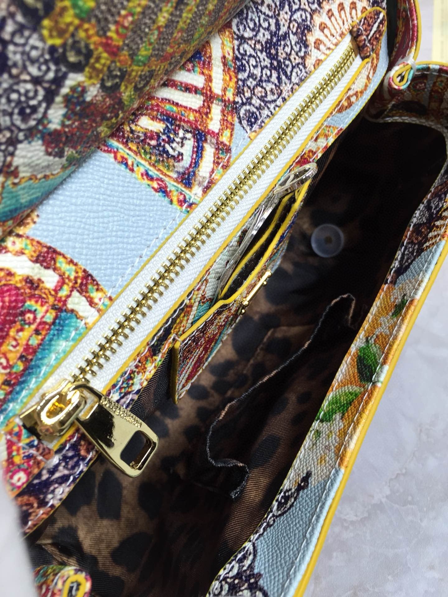 Top Quality 90s Sicily Bag With Logo Print Multicolor For Women 10.2in/26cm Top Quality