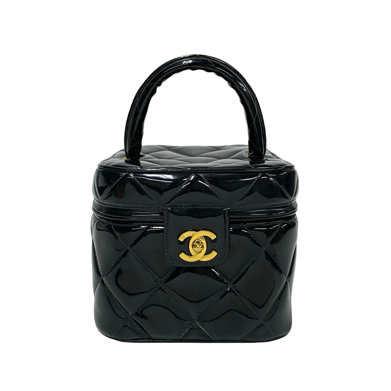 Chanel Matelasse Patent Leather Handbag