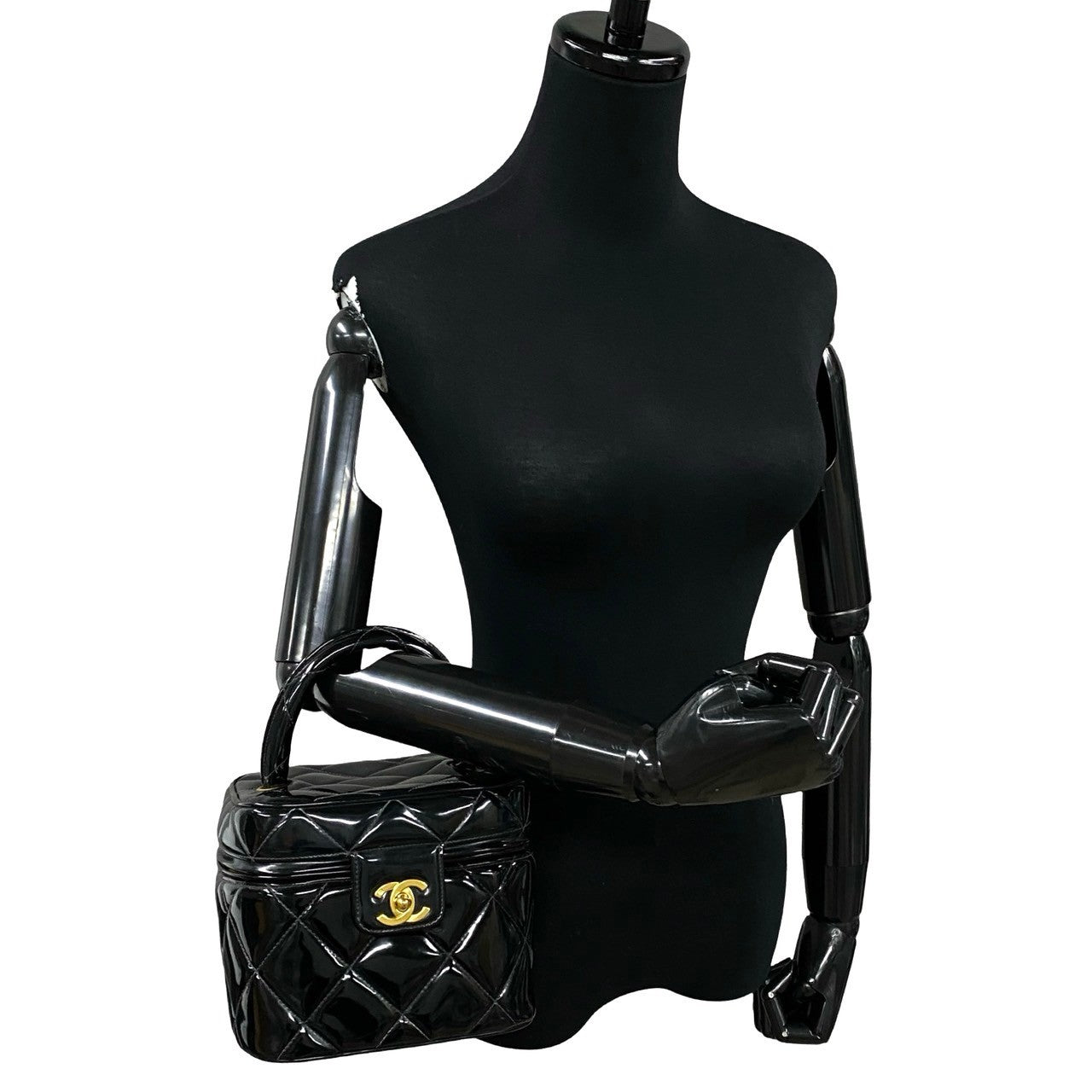 Chanel Matelasse Patent Leather Handbag