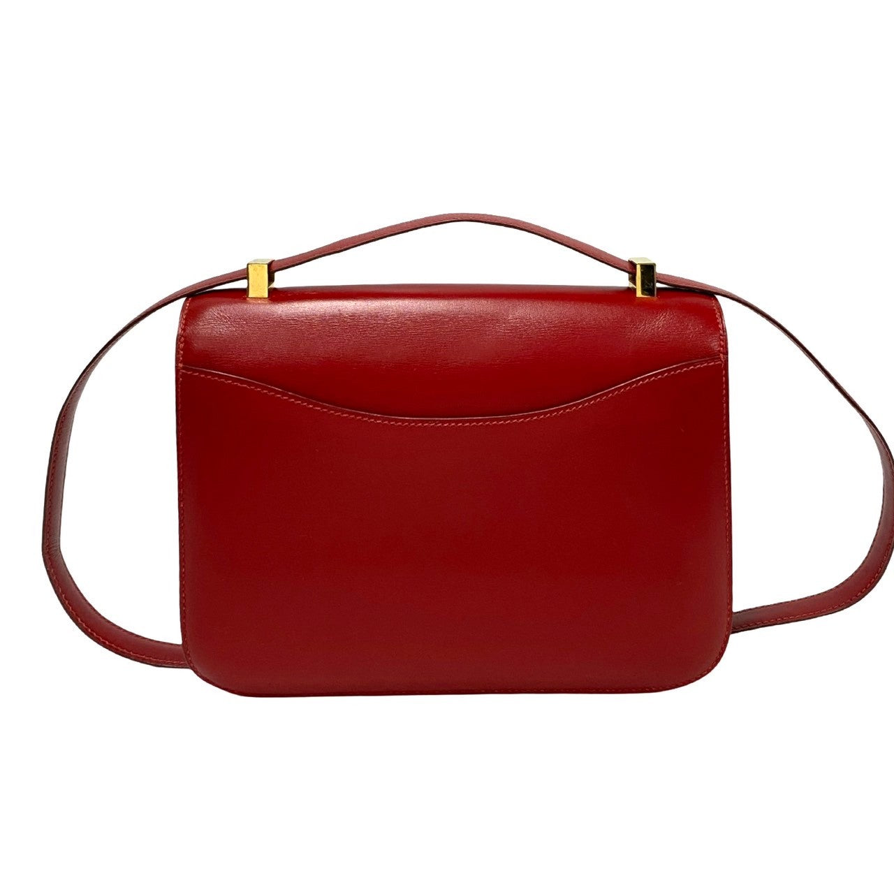 HERMES Shoulder Bag Box scarf Red Constance 23 Women  d