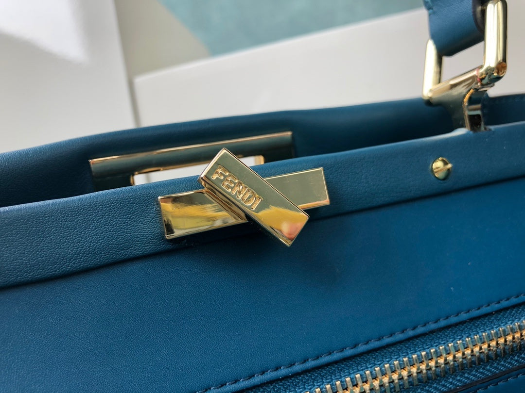 Top QualityTop Quality Handle Bag Blue For Woman 12in/32cm