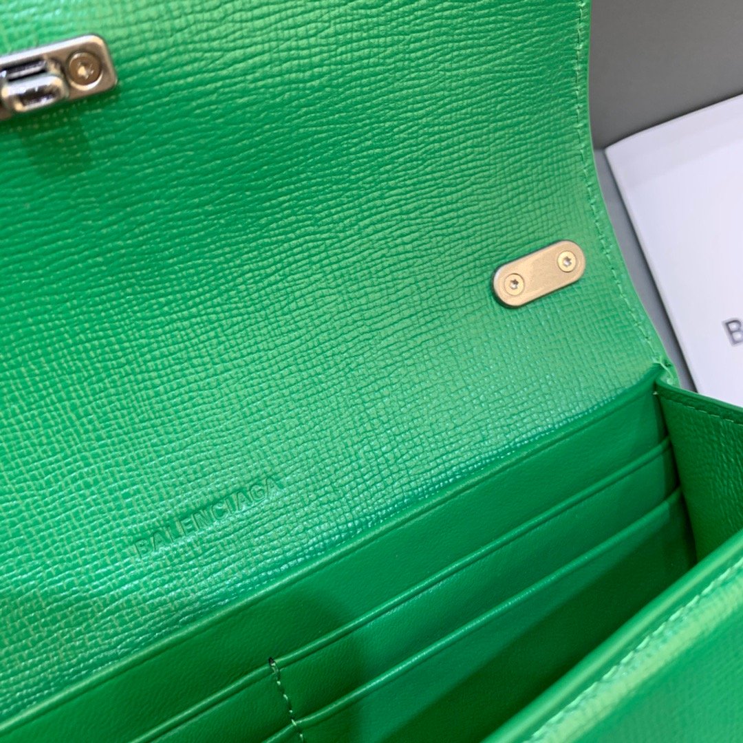 Top Quality Gossip Small On Chain Shoulder Bag Green, For Women,  Bags 7.4in/19cm