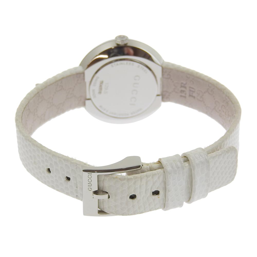 GUCCI Watches Quartz 129.5 Stainless Steel Silver U play Silver dial Women