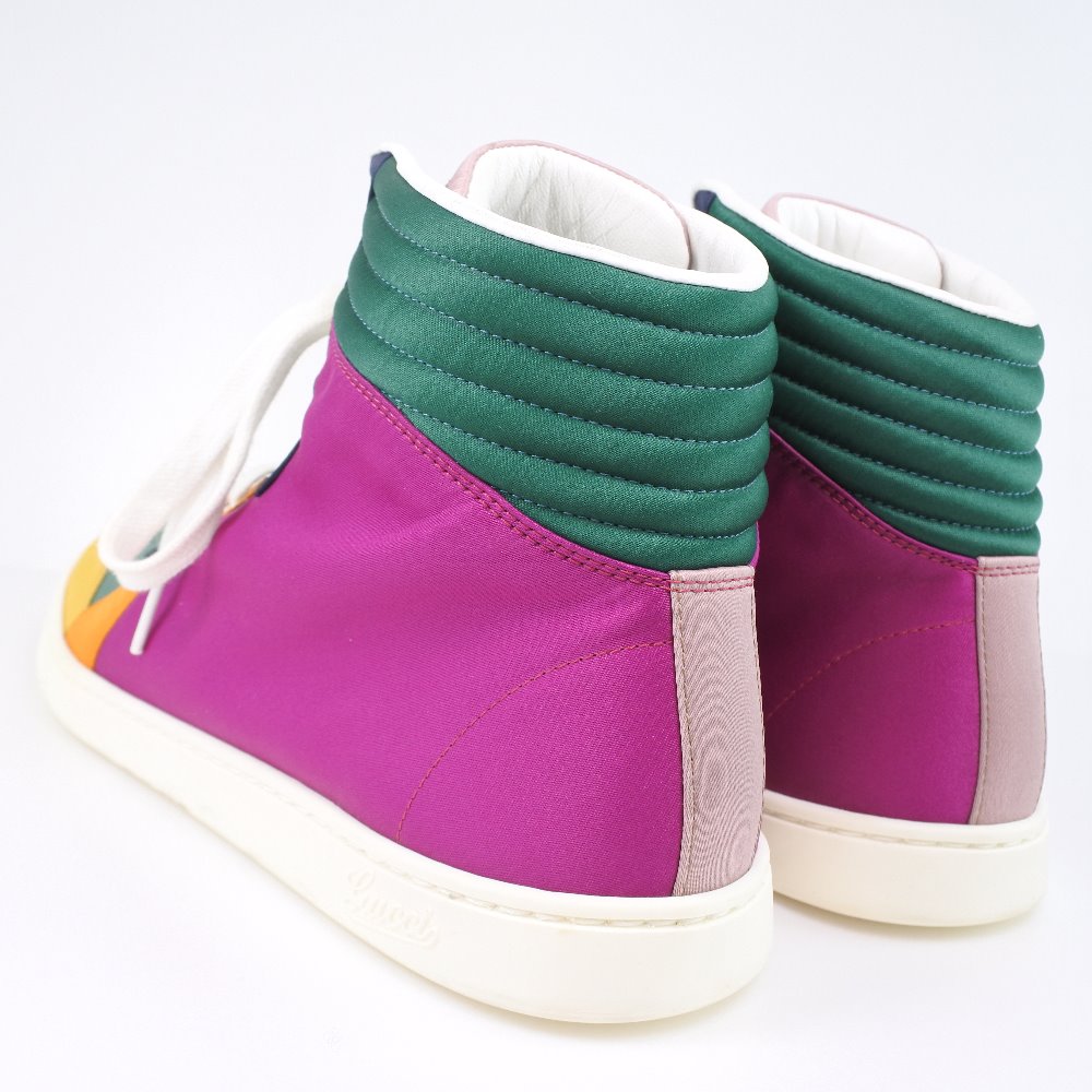 GUCCI sneakers 258195 Nylon multicolor High cut Women 381/2