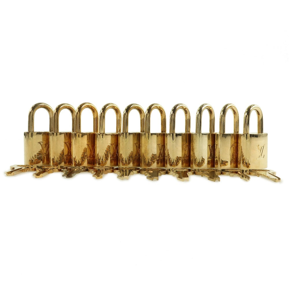 LOUIS VUITTON Cadena brass gold 10 pieces set Padlock & key Women(Unisex)  d