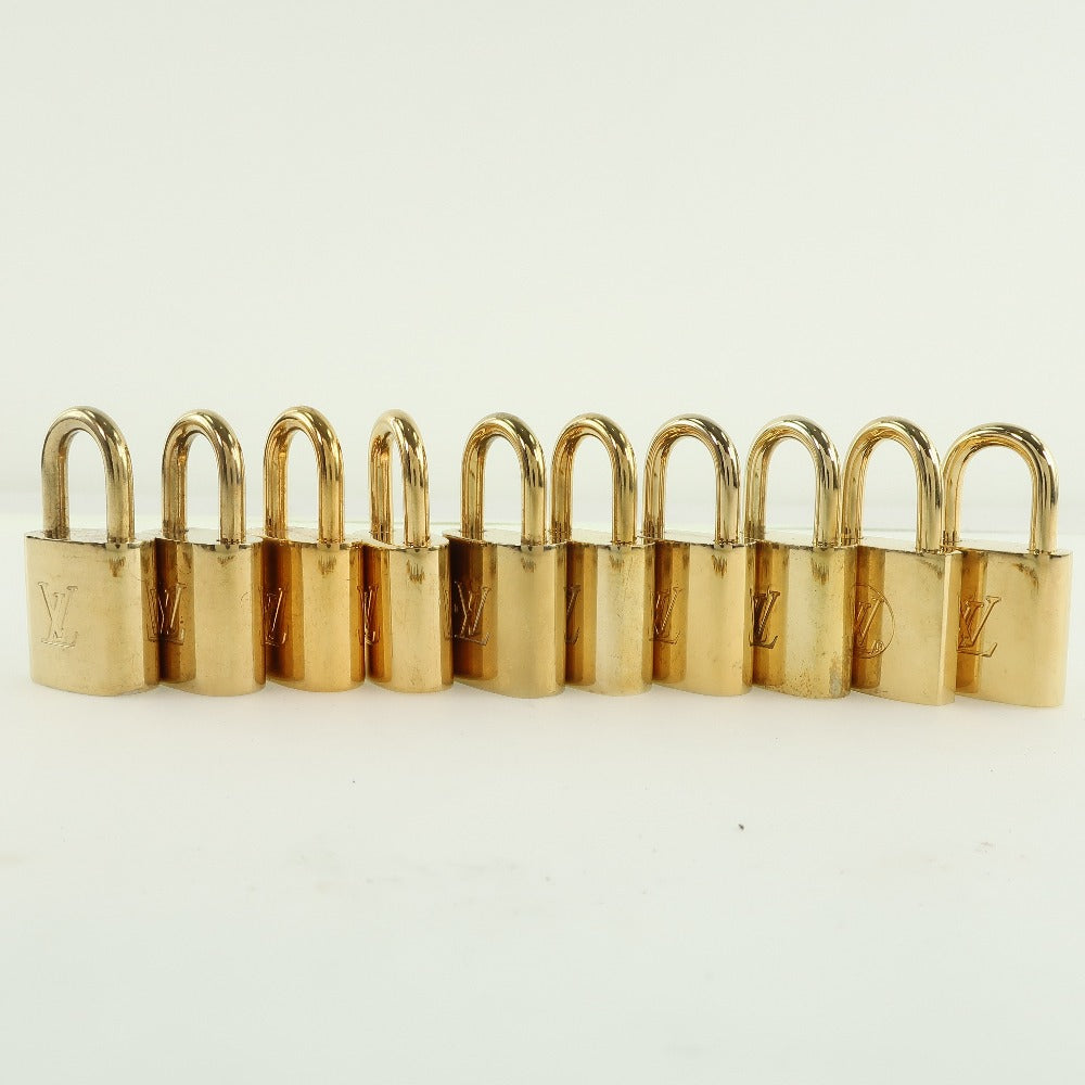 LOUIS VUITTON Cadena brass gold 10 pieces set Padlock & key Women(Unisex)  d