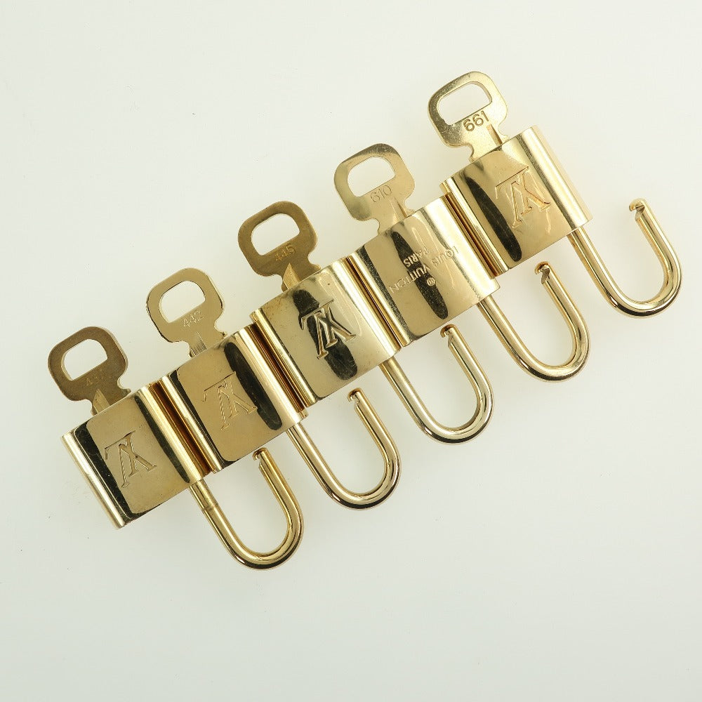 LOUIS VUITTON Cadena brass gold 10 pieces set Padlock & key Women(Unisex)  d