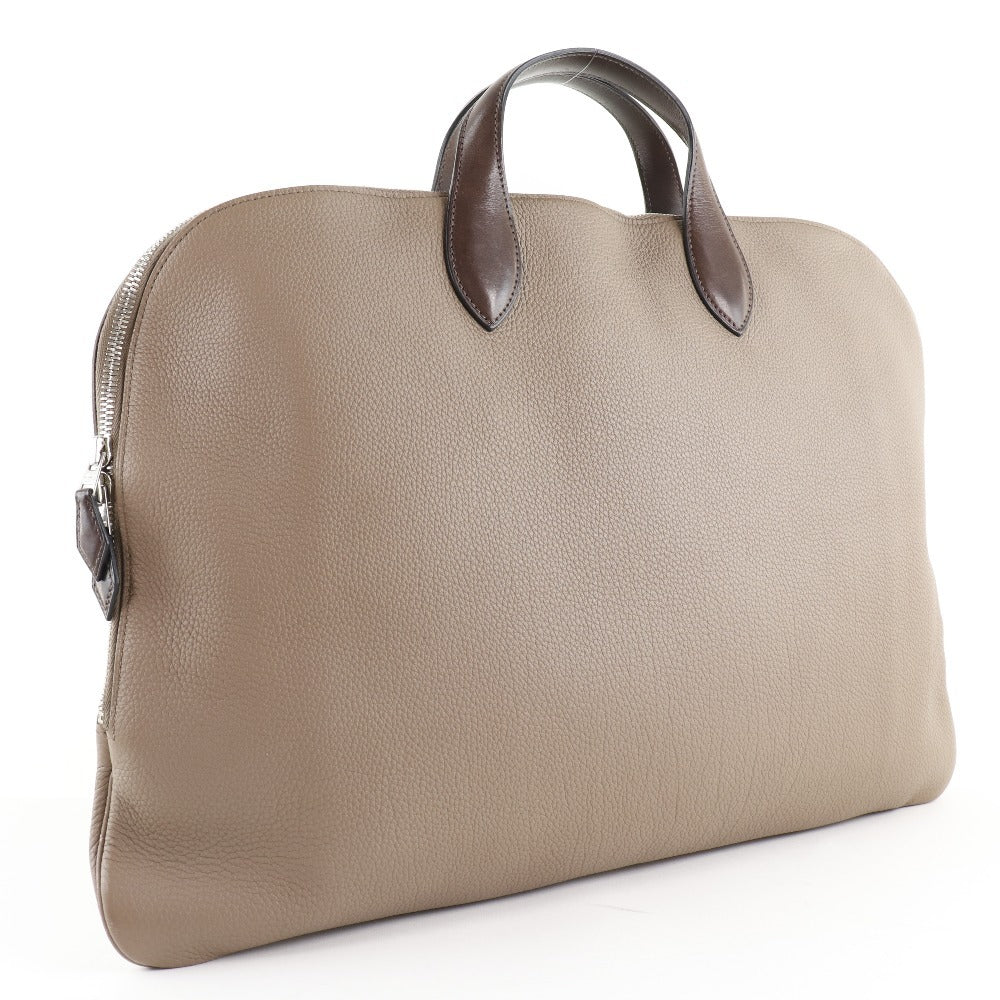 HERMES Business bag Togo Brown Edit Women  d