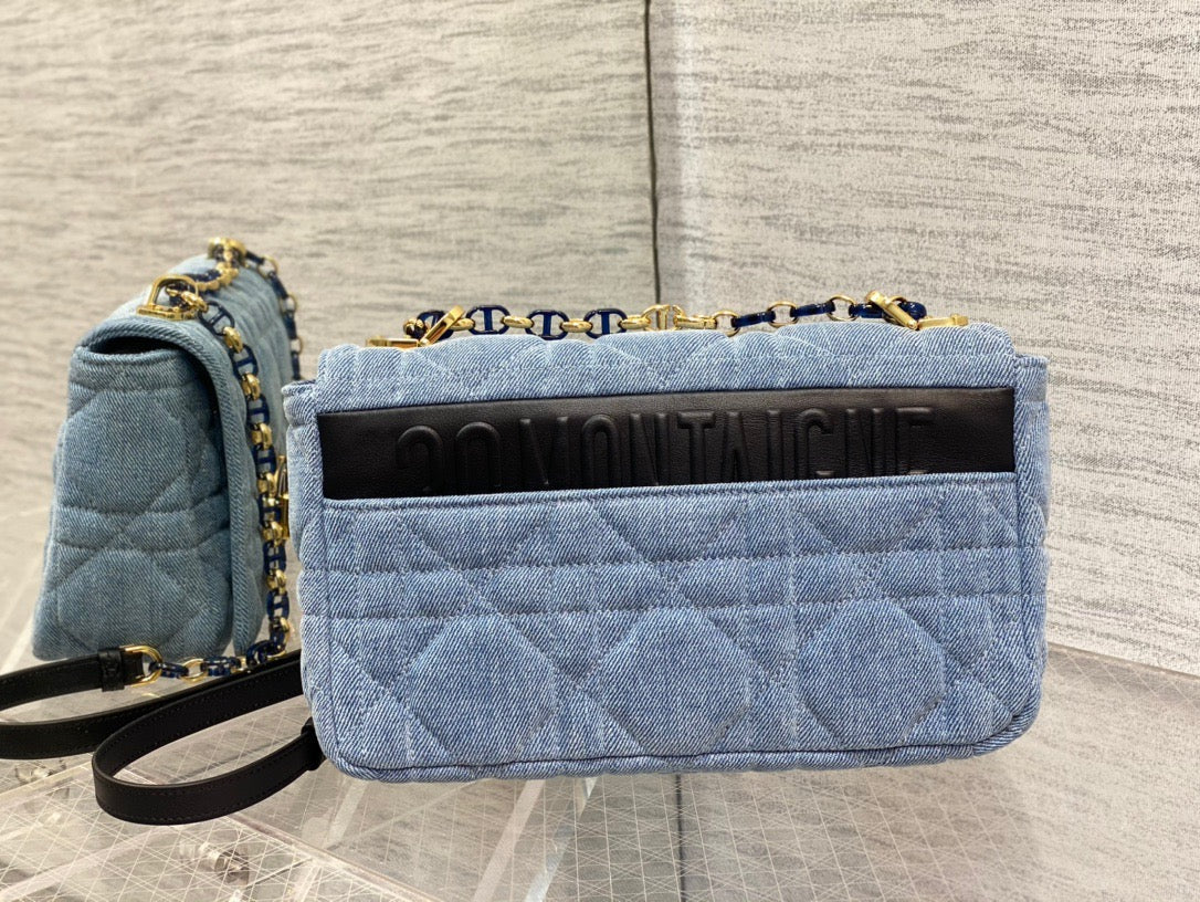 Top Quality MeTop Qualityum Caro Bag Blue , For Women, Womens Handbags 25.5cm/10in CD M9242WTJF_M928