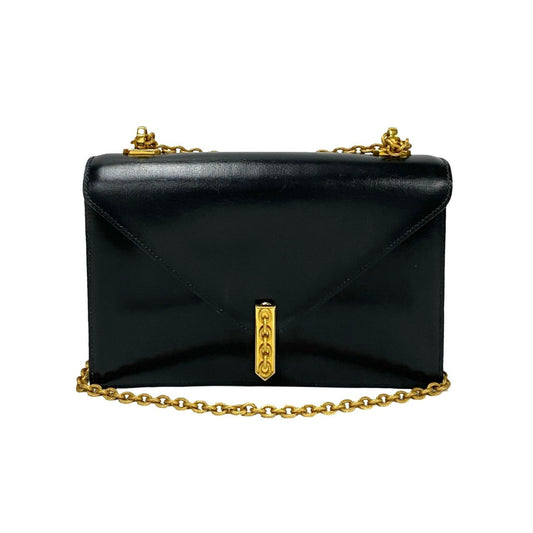 HERMES Shoulder Bag Box scarf black Alcazar Women  d