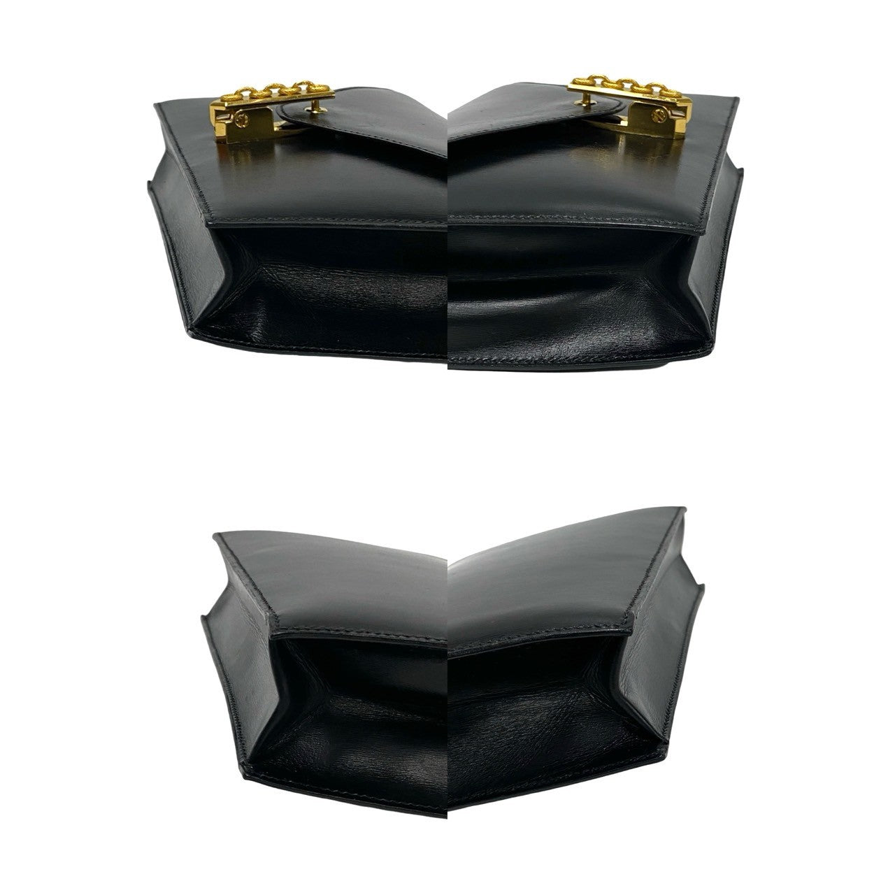 HERMES Shoulder Bag Box scarf black Alcazar Women  d