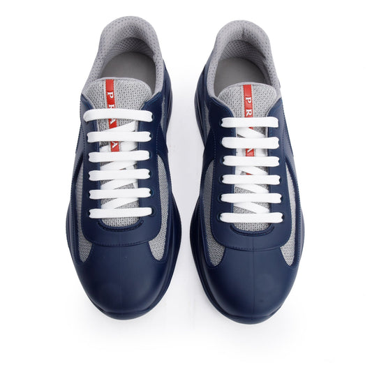 Prada Navy Blue America's Cup Sneakers, Size 41