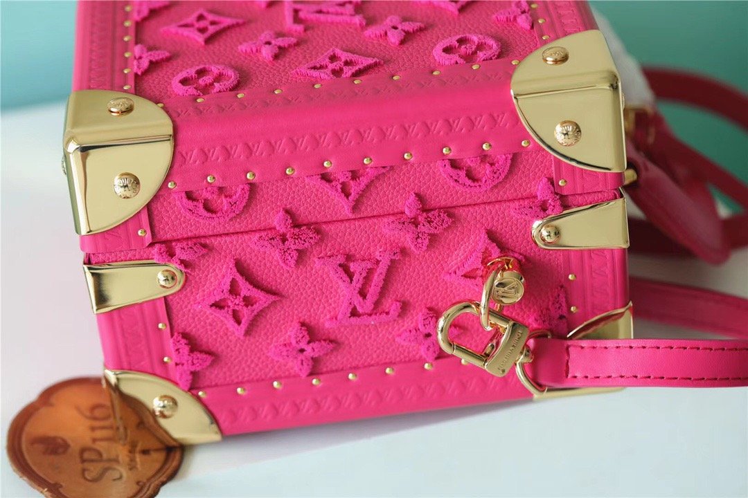 Top Quality Valisette Tresor Monogram Empreinte Pink For Women, Womens Bags, Shoulder And Crossbody Bags 9.4in/24cm Top Quality