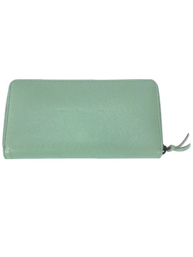Luxury Balenciaga Trending 2025   Zipper Around Long Wallet Mint