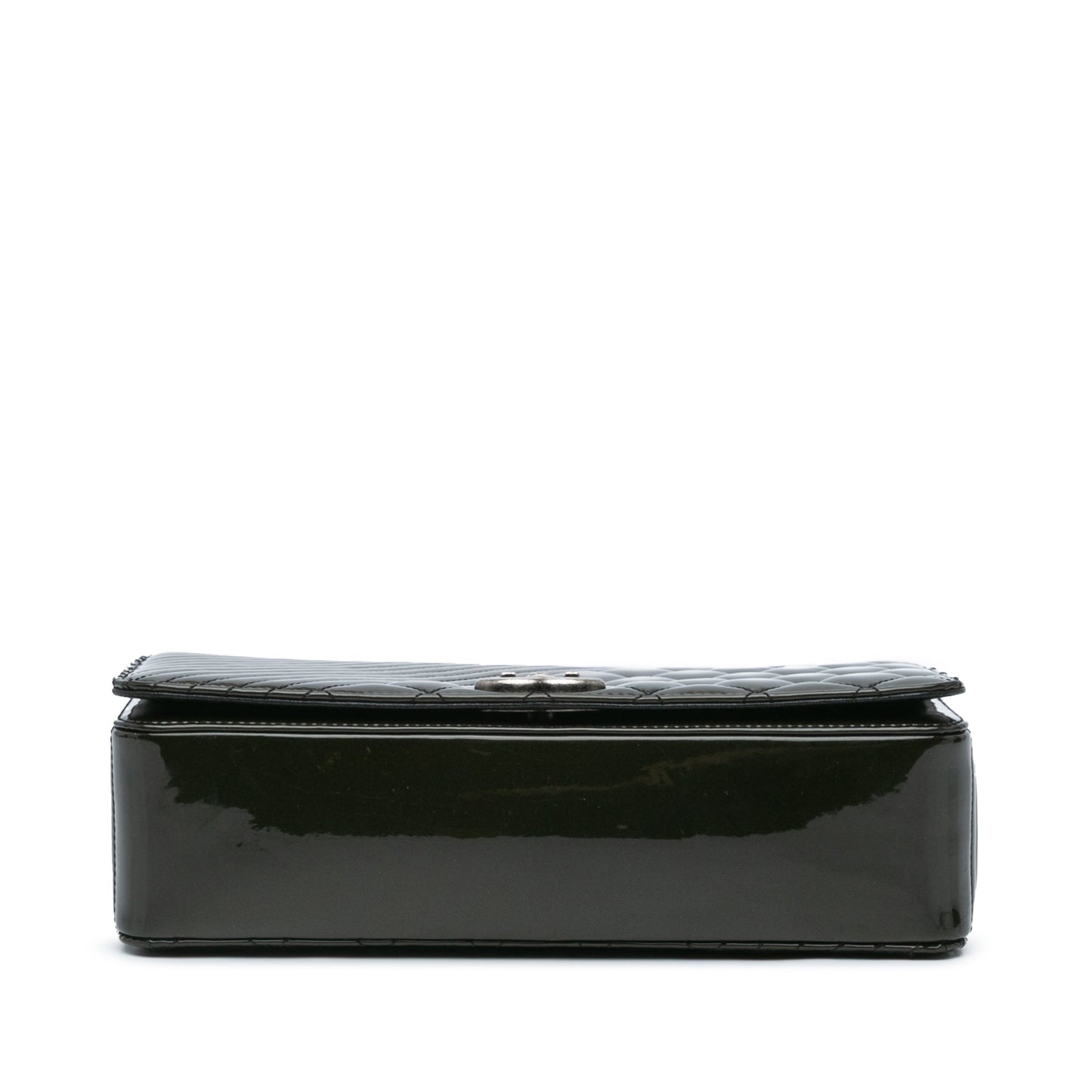 Black Chanel Medium Patent Coco Boy Flap Shoulder Bag