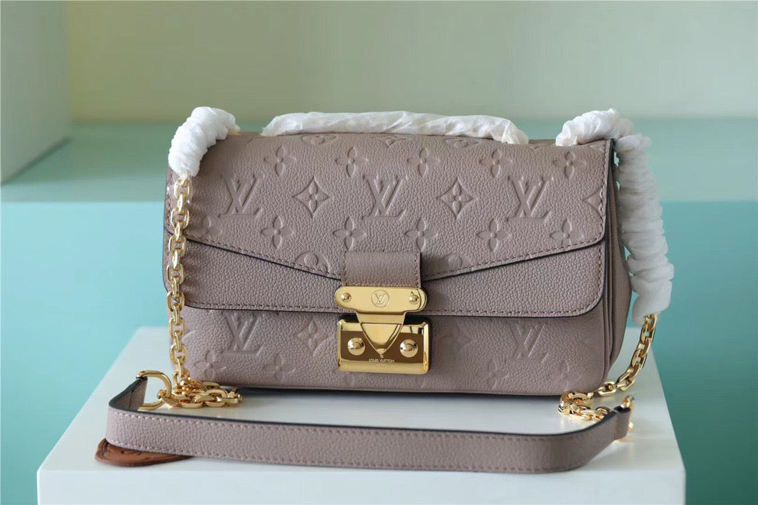 Top Quality Marceau Monogram Empreinte Dove Gray For Women,  Shoulder And Crossbody Bags 9.6in/29.5cm Top Quality M46199