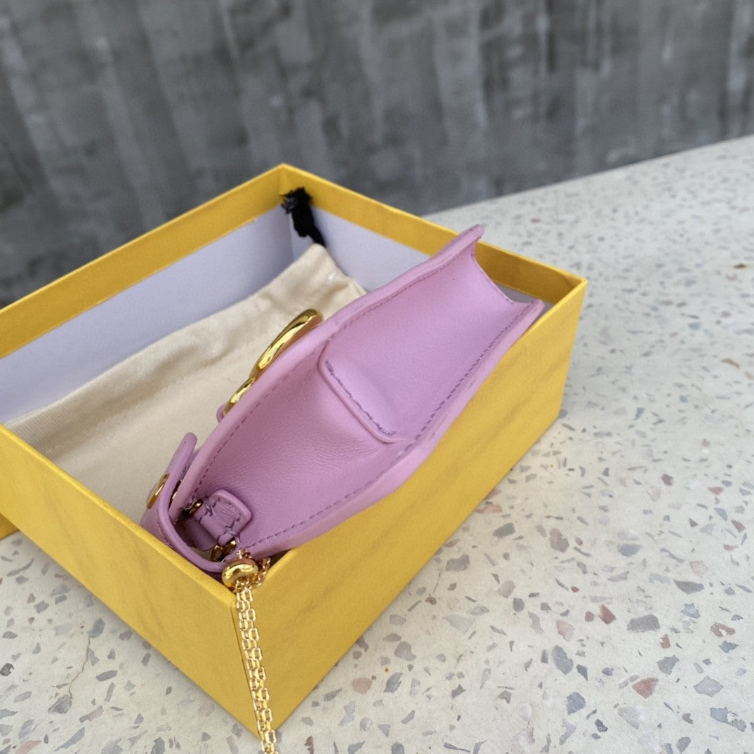 FI Nano Top Quality Charm Crossbody Pink Bag For Woman 12cm/4.5in