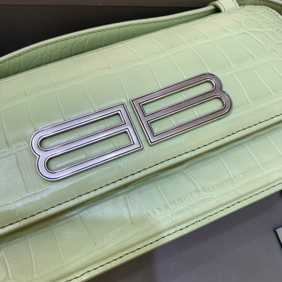 Top Quality Gossip Small Shoulder Bag Light Green, For Women,  Bags 9.1in/23cm