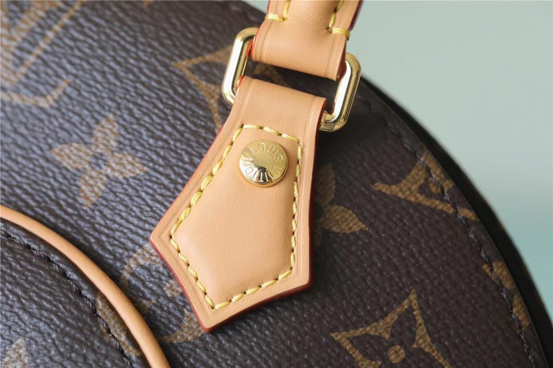 Top Quality Ellipse BB Handbag Created By Nicolas Ghesquiere From Classic Monogram Canvas For Women Brown 23cm/8.9in Top Quality