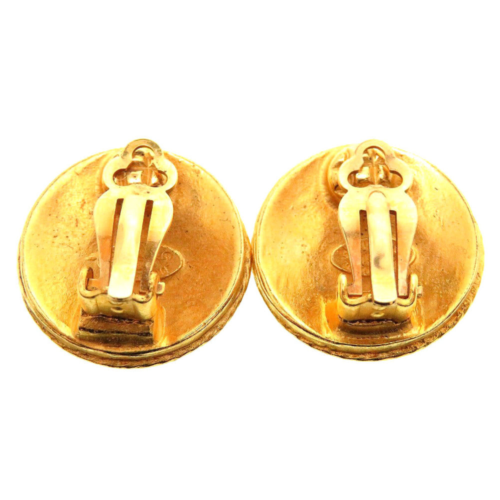 CHANEL Earring metal gold   COCO Mark Women