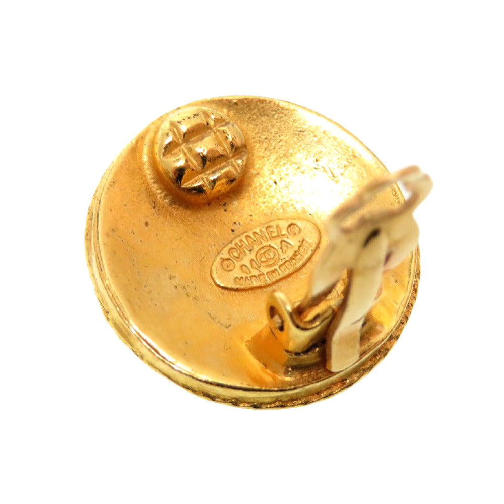 CHANEL Earring metal gold   COCO Mark Women