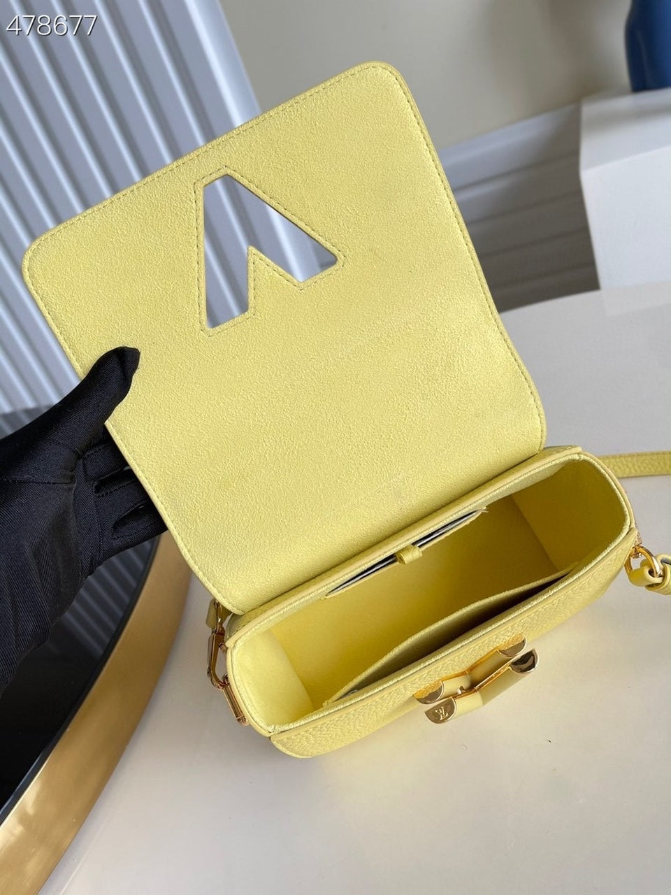 Top Quality Twist PM Ginger Yellow For Women, Womens Handbags, Shoulder And Crossbody Bags 7.1in/18cm Top Quality M58571