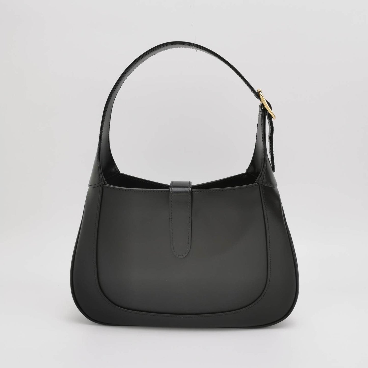 Gucci Jackie 1961 Black Leather Bag Small with Adjustable Strap