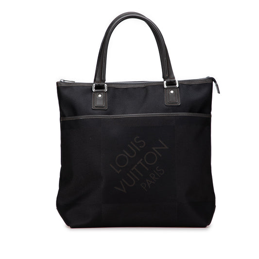 Black Louis Vuitton Damier Geant Cougar Tote Bag